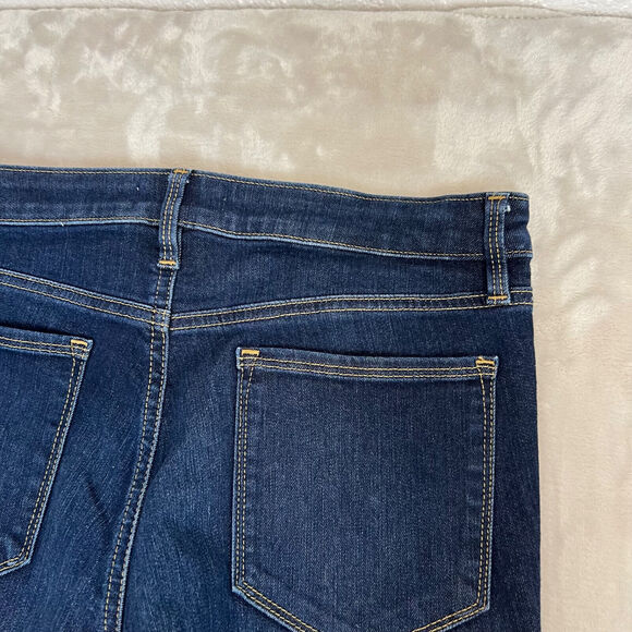 Athleta Jeans Womens 8 Tall Blue Denim Sculptek Ultra Skinny High Rise 511195-00 - Picture 14 of 14